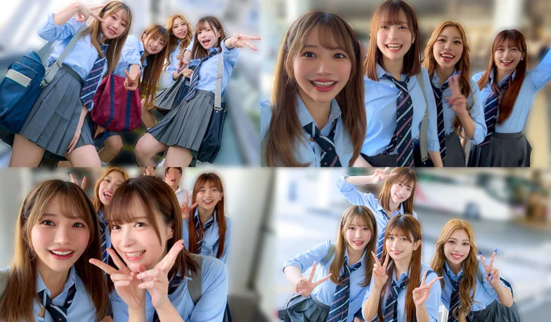 りお＆ひなた＆かりん＆ゆい 無料サンプル画像(3) 【無料同人コミックと素人動画】